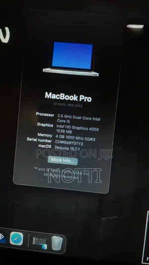 Laptop Apple MacBook 2012 4GB Intel Core I5 SSD 128GB