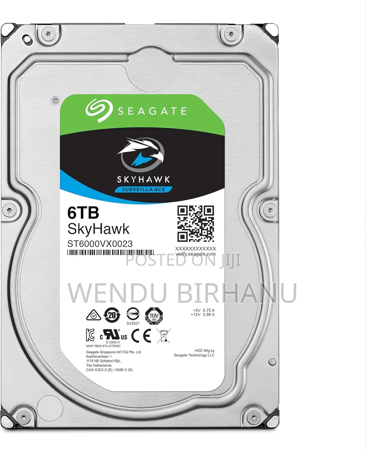 Seagate Skyhawk Surveillance Hard Drive