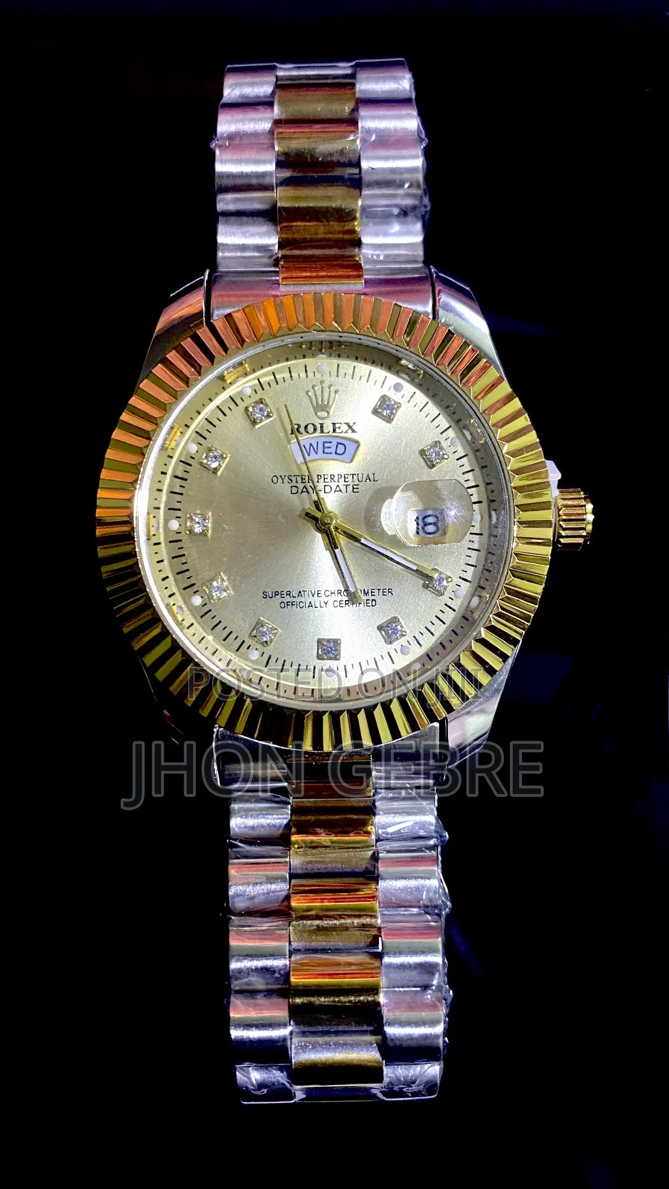 Rolex Oyster Perpetual Day-Date in Two-Tone Gold and Steel