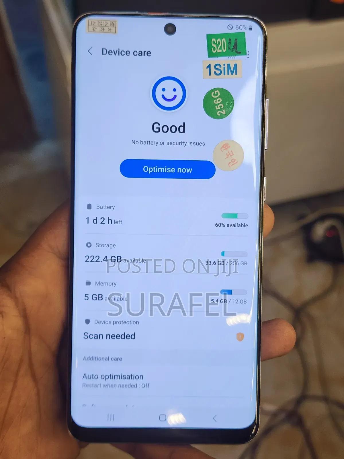 New Samsung Galaxy S20 Ultra 256 GB Gray