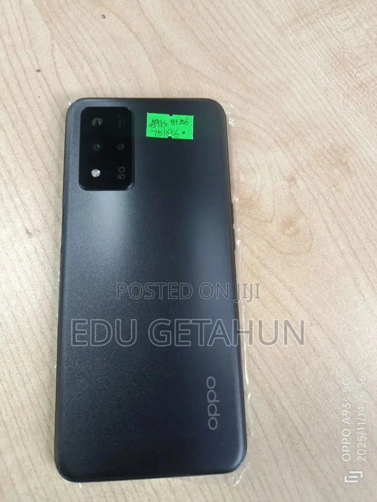 New Oppo A93 5G 256 GB Black