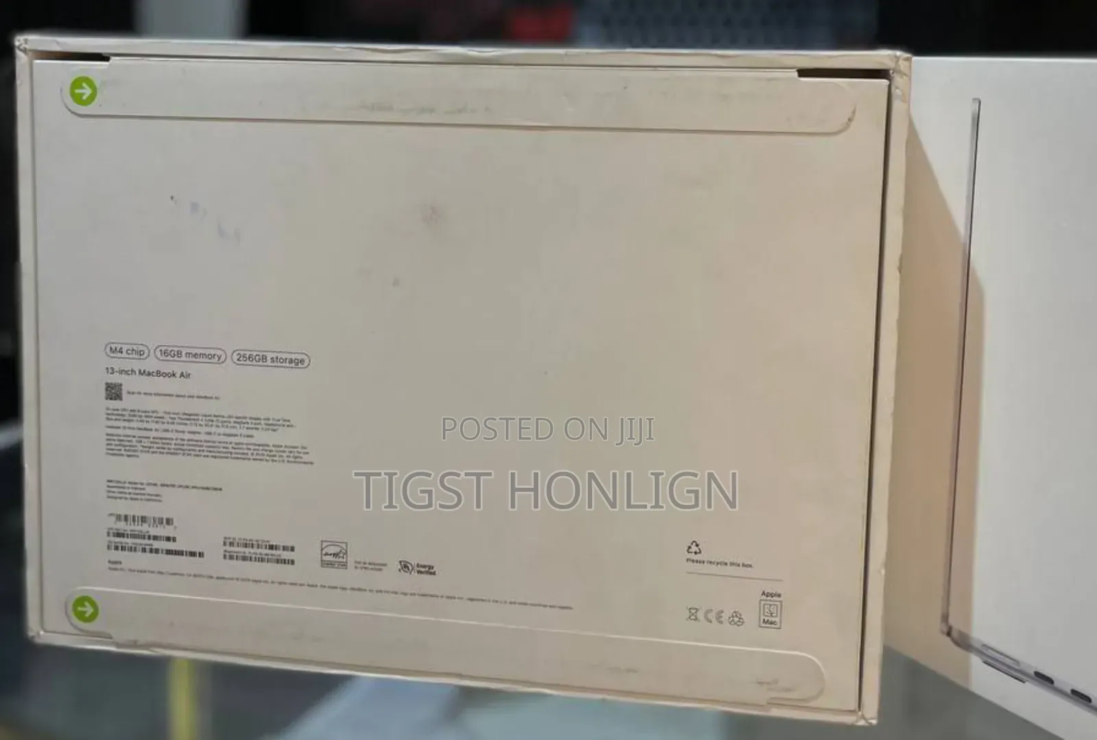 New Laptop Apple MacBook Air 16GB Apple M4 SSD 256GB