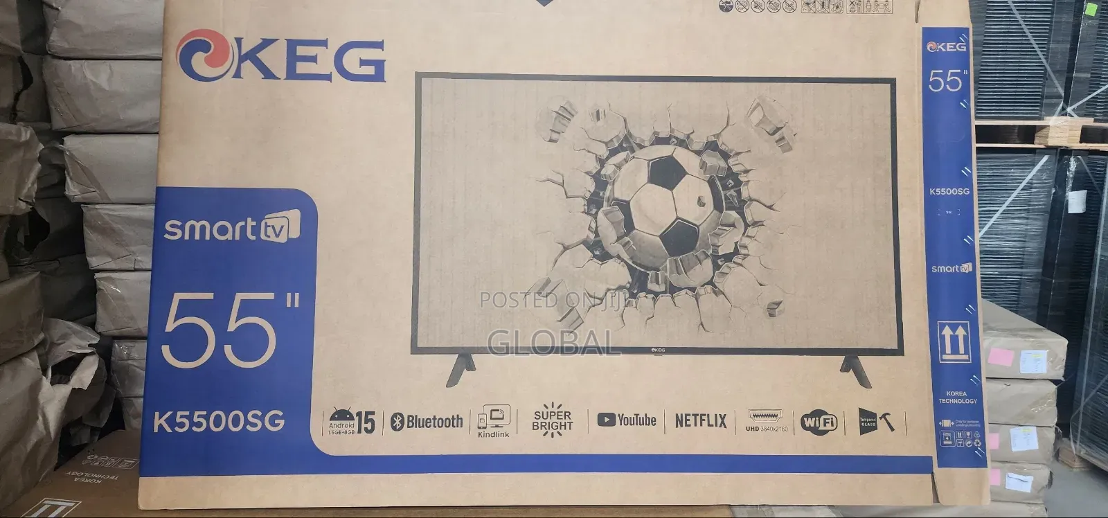 Keg 55'inch Led Doubl Tv