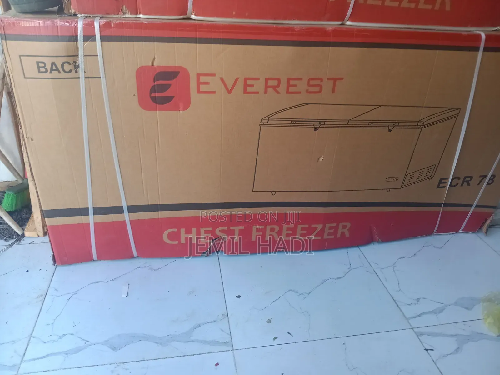Everest Chest Freezer Model 780l Betam Arife Dip New