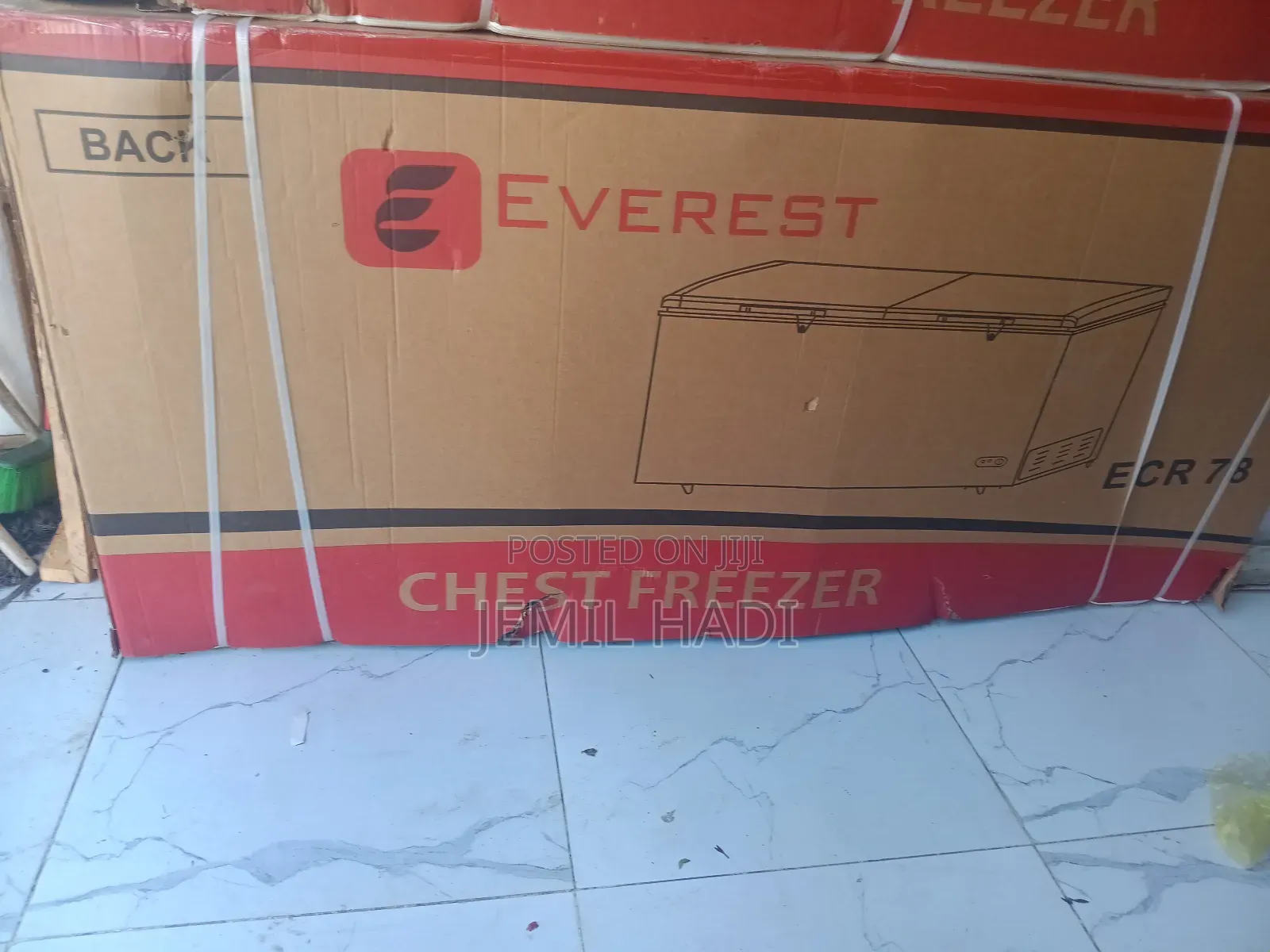 Everest Chest Freezer Model 780l Betam Arife Dip New
