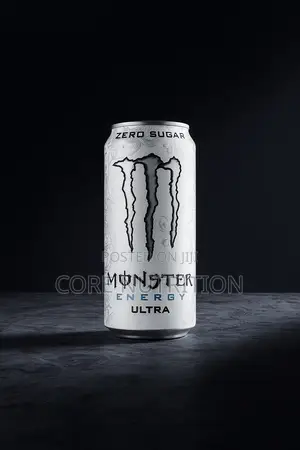 Photo - White Can Wild Power , Monster Energy Drink Ultra( Ziro Sugar) 500ml