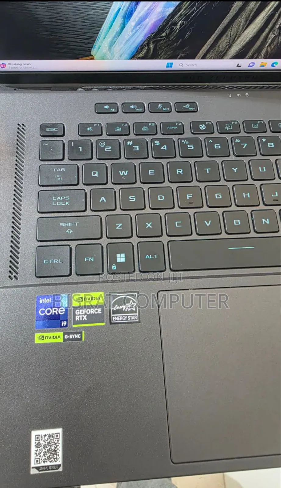 New Laptop Asus ROG Zephyrus G16 16GB Intel Core I9 SSD 1T