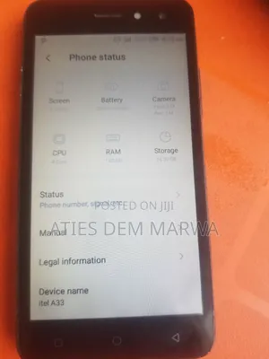 Itel A33 16 GB Black