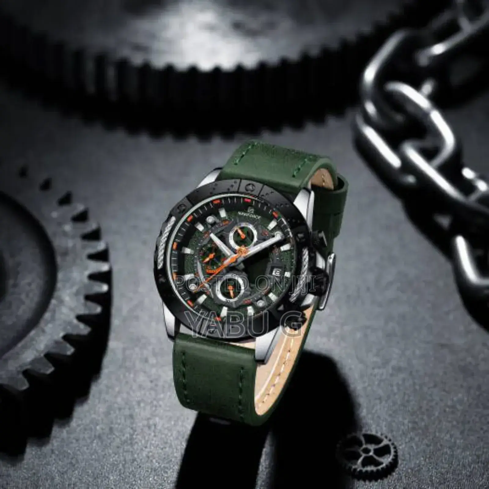 Naviforce Watch for Men High Quality Leather Business Wristwatches