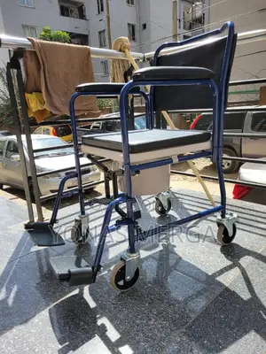 Photo - Toilet Chair#Commode/Hygienic Easy to Clean/Easily Assembled or Stored