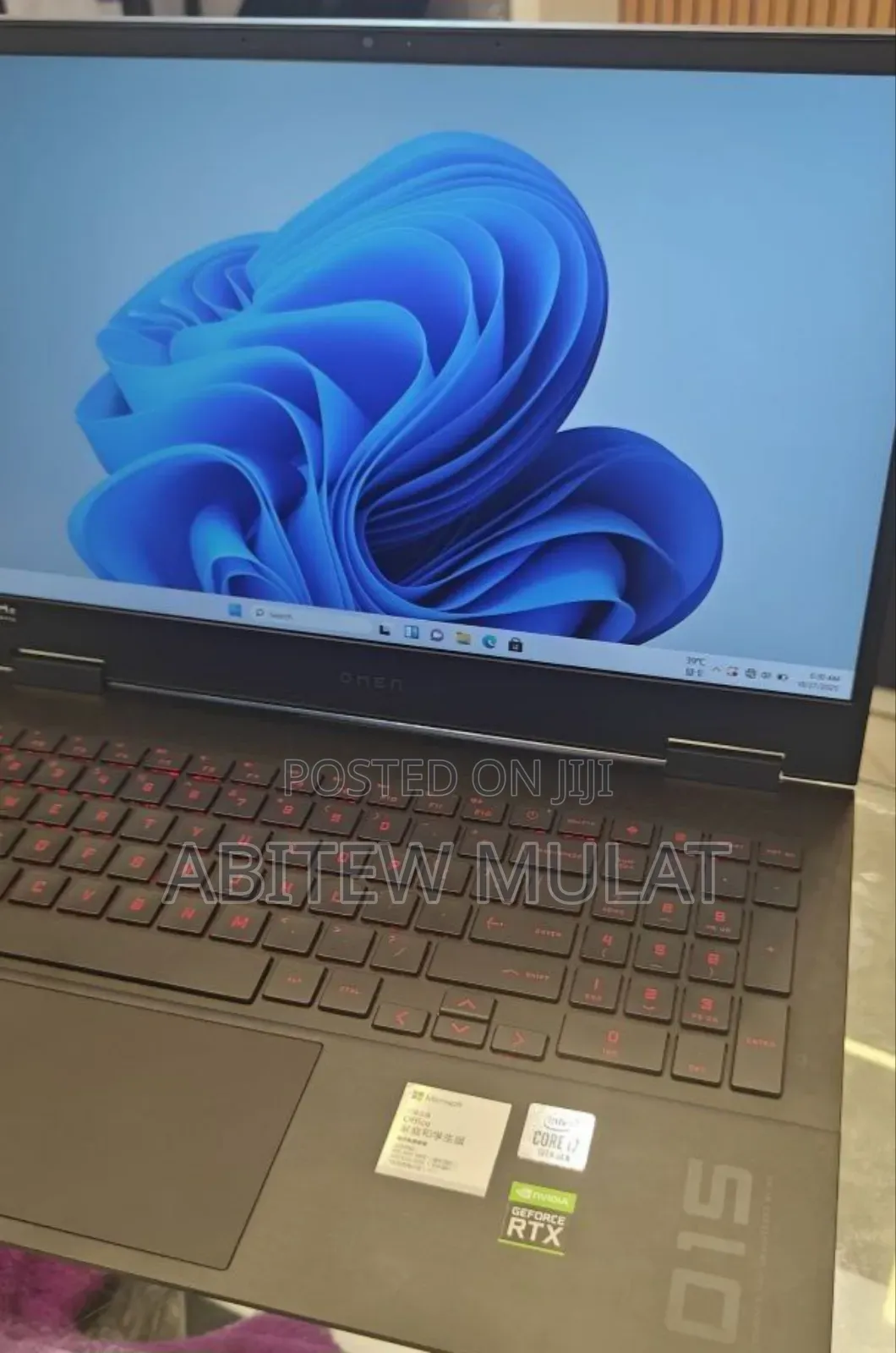 New Laptop HP Omen 15 16GB Intel Core I7 SSD 1T