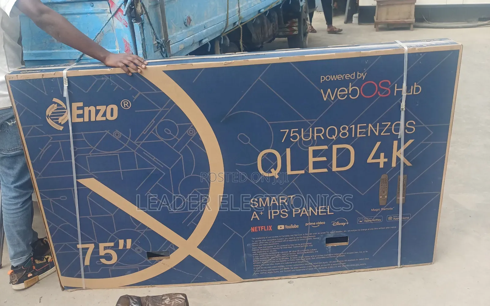 Cinema at Home  | Enzo 75'' Smart Android Frameless Tv