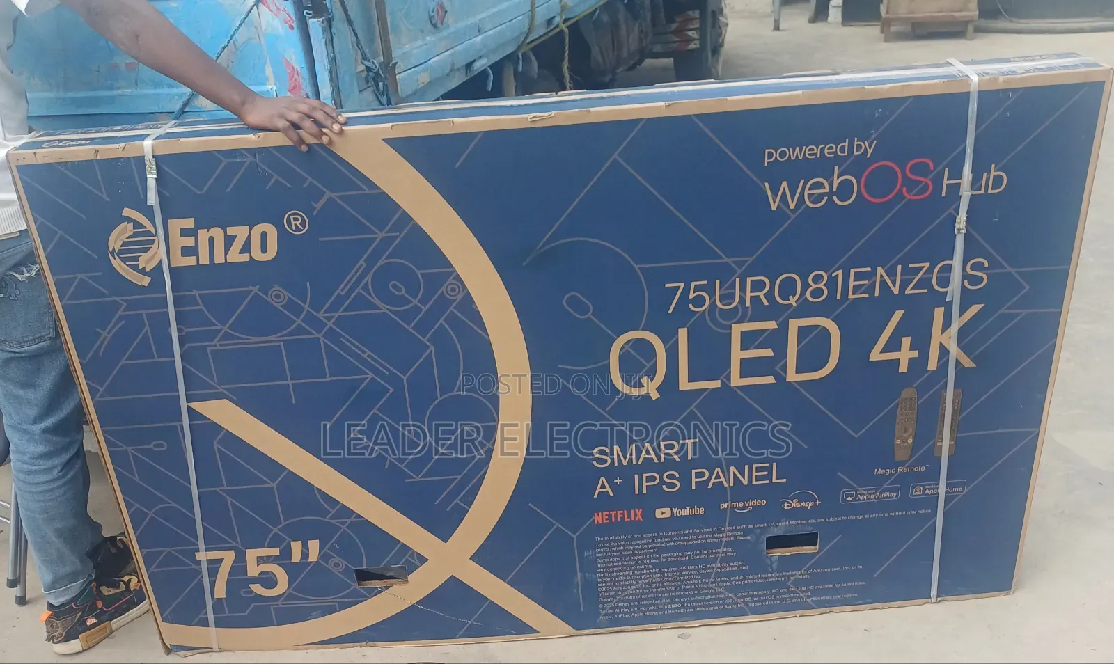 Cinema at Home  | Enzo 75'' Smart Android Frameless Tv