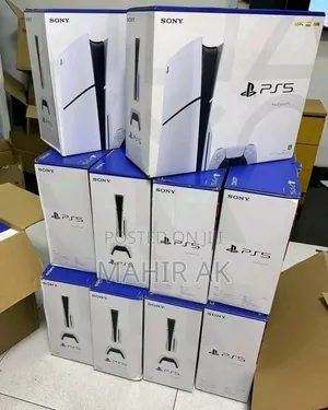 Photo - Packed Palystation 5 Slim ለ ቤት, ለ Game Zone ብዛት አስገብተናል