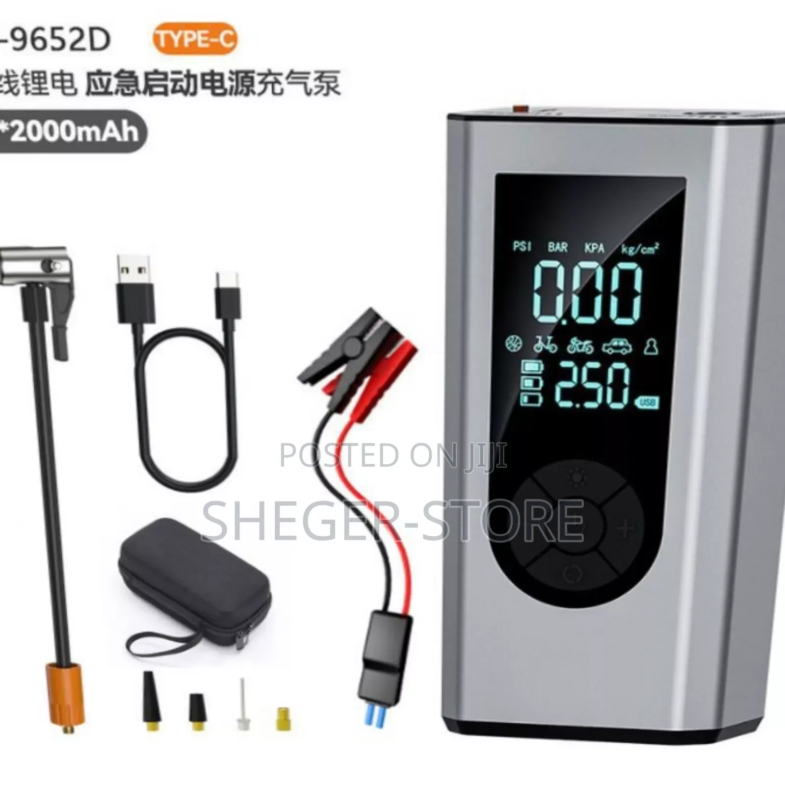 Ultimate Versatility Multi Functional Car Jump Starter Pro