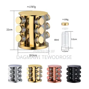 12 Jar Rotating Spice Carousel