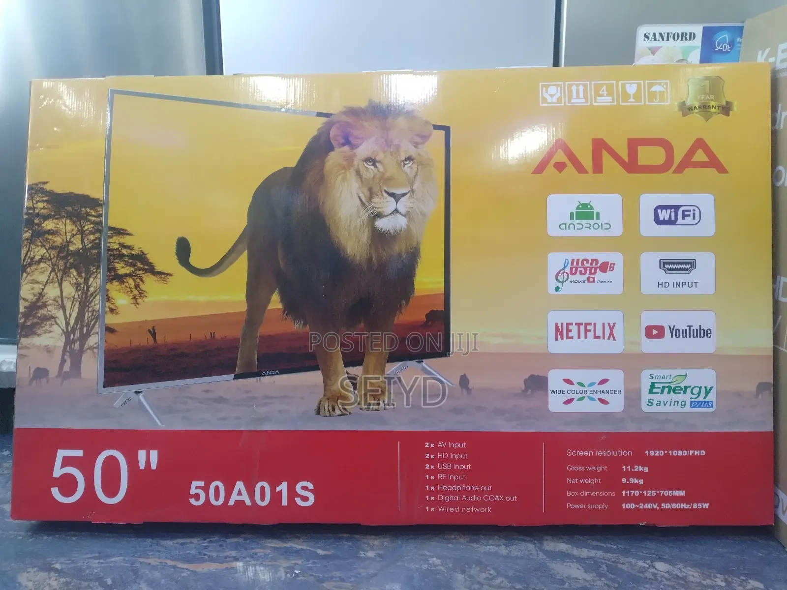 Anda Tv 50 Inch Androyd Smart