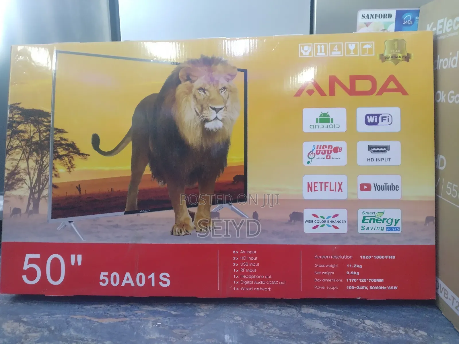 Anda Tv 50 Inch Androyd Smart