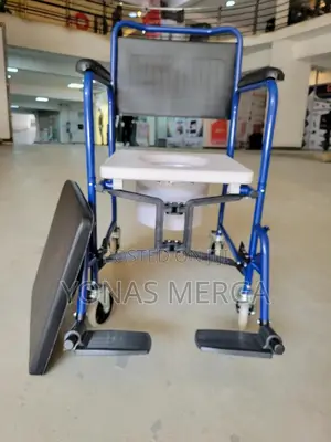 Photo - 3-in-1 Shower Commode Chair囪監shower Chair With Wheels予予potty Chair