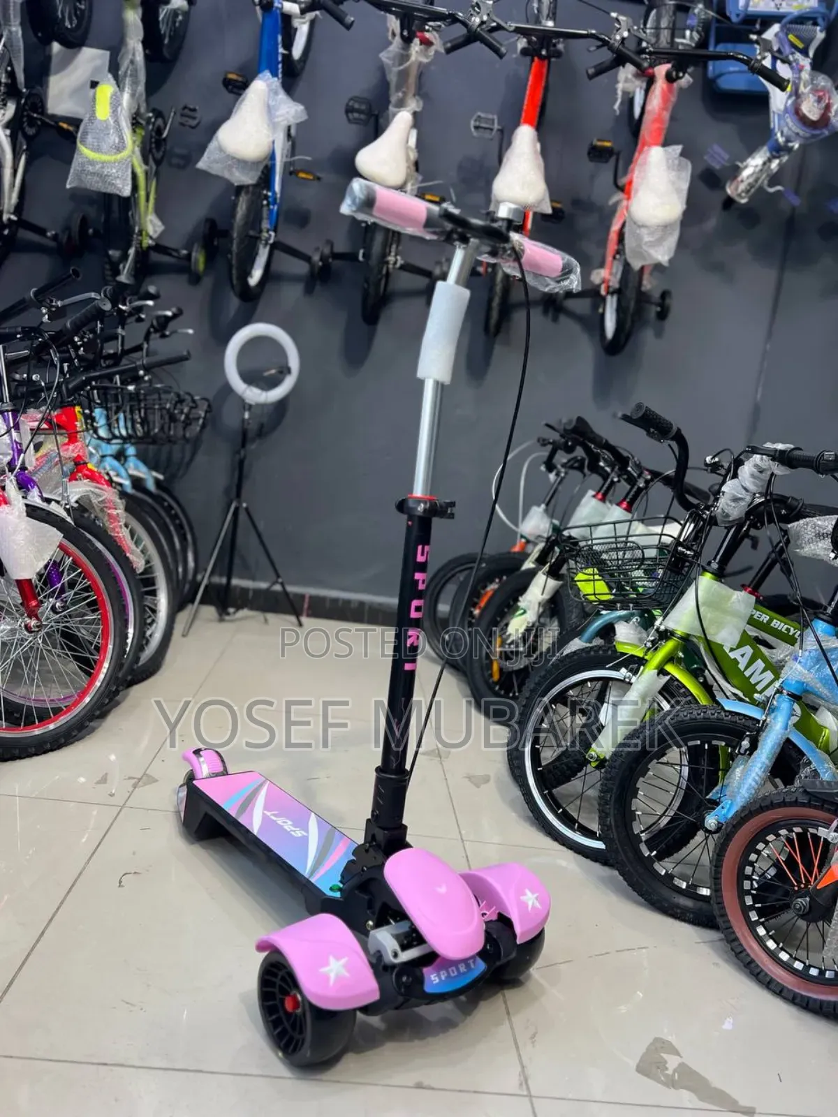 Brand Scooter and Bicycle