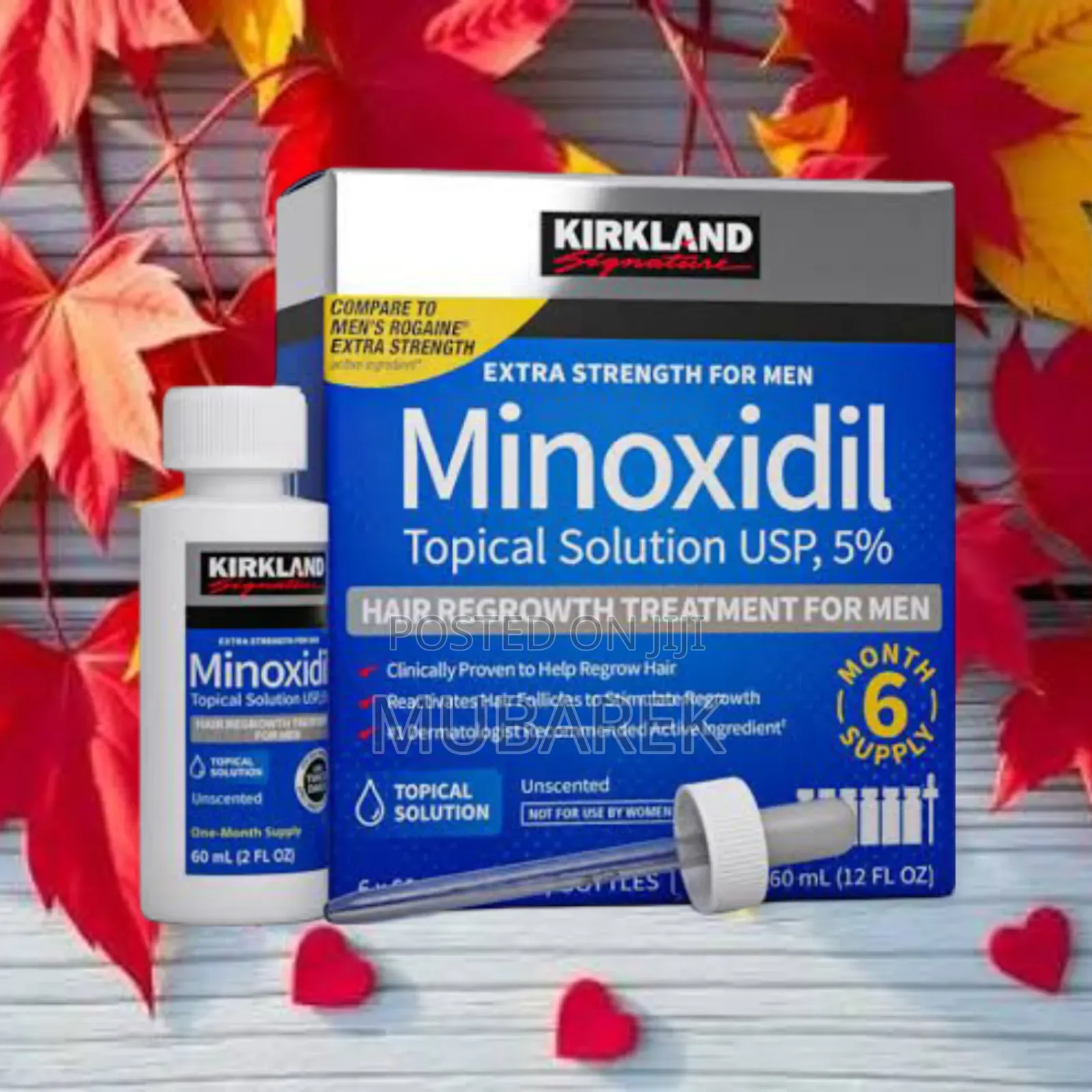 Minoxidil Rapid Change Oil for Men's Inherited Baldness