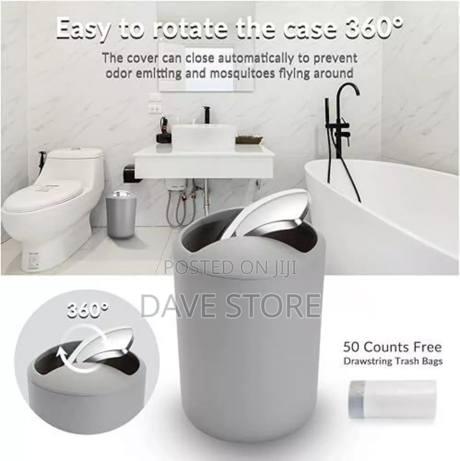 6 Pcs Bathroom Set