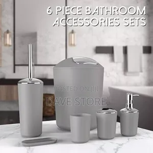 6 Pcs Bathroom Set