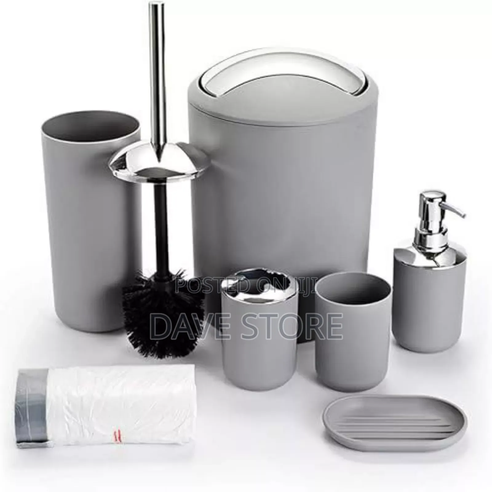 6 Pcs Bathroom Set
