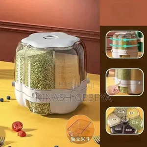 360° Rotating Kitchen Grain Storage(10litre Capacity)