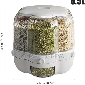 360° Rotating Kitchen Grain Storage(10litre Capacity)