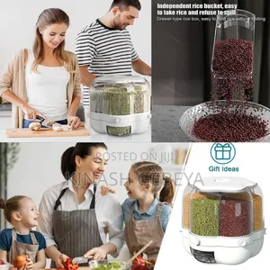 360° Rotating Kitchen Grain Storage(10litre Capacity)
