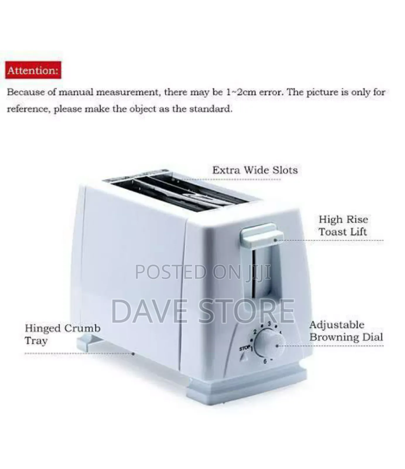 Sokany 2 Slice Toaster