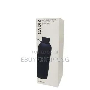 Photo - Soft-Touch Rubber Finish Stainless Steel Bottle - 500ml