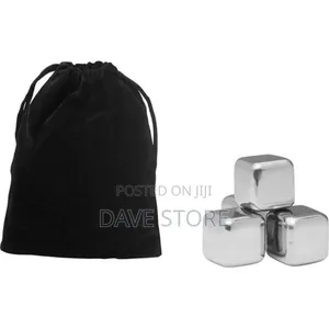 Photo - Fieni - Set of 4 Stainless Steel Ice Cubes