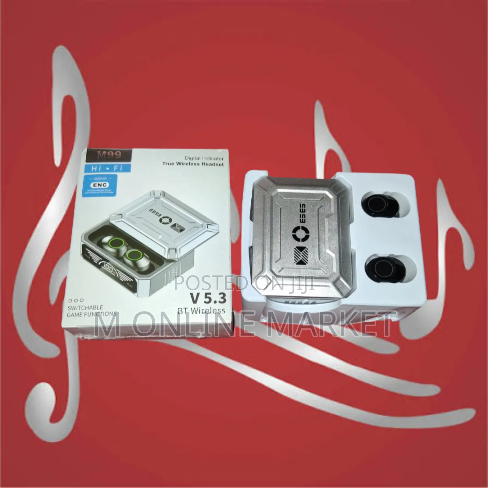 M99 Wireless Earphone: Universal Mobile Use