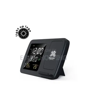 Rise 15w Fast Wireless Charging Alarm Clock Phone Stand