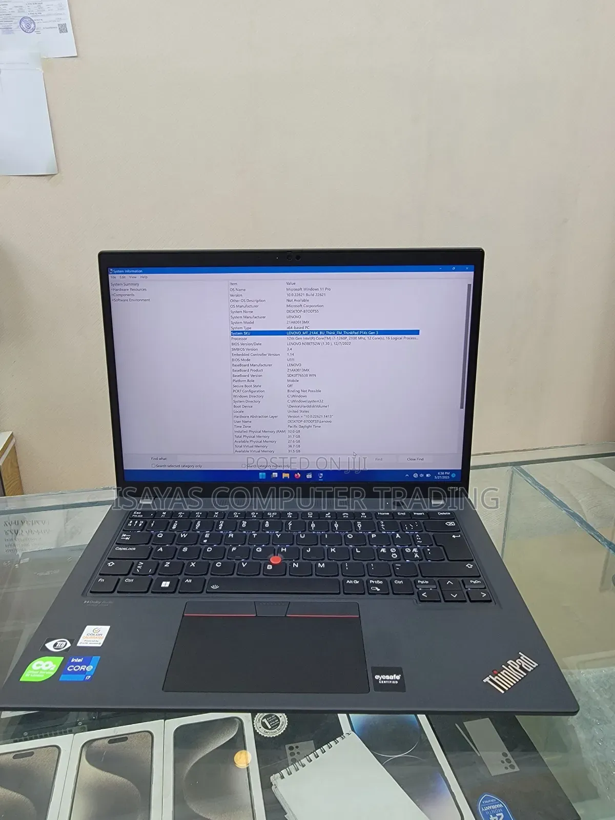 New Lenovo ThinkPad X1 Carbon 16GB Intel Core i7 SSHD (Hybrid) 512GB