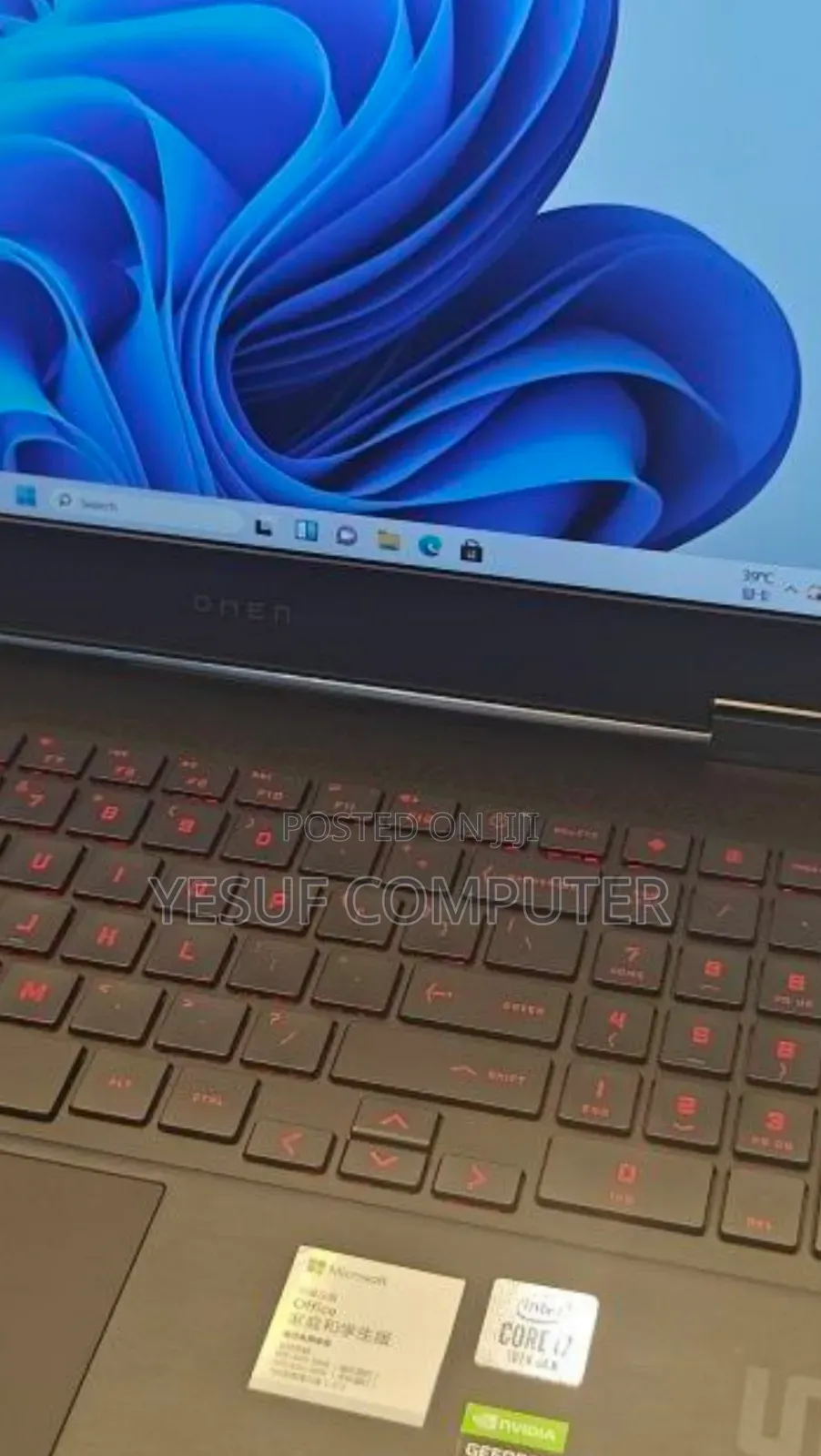 New Laptop HP Omen 15 16GB Intel Core I7 SSD 1T