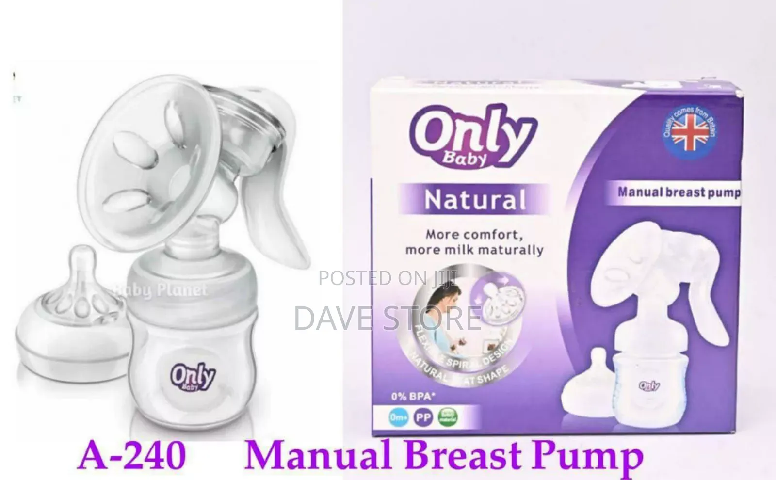 Only Baby Manual Breast Pump