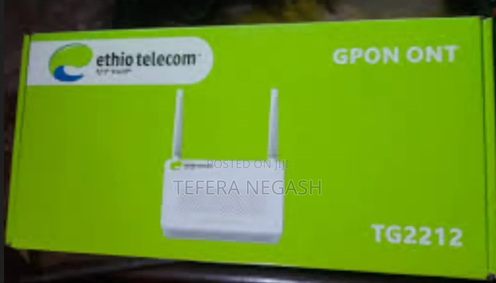 Ethiotelecom Router Fiber