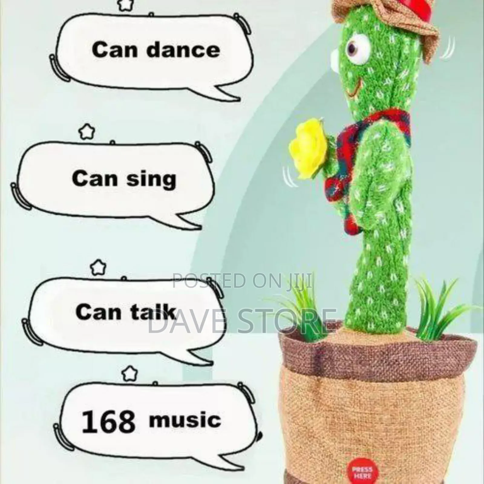 Dancing Cactus Toy