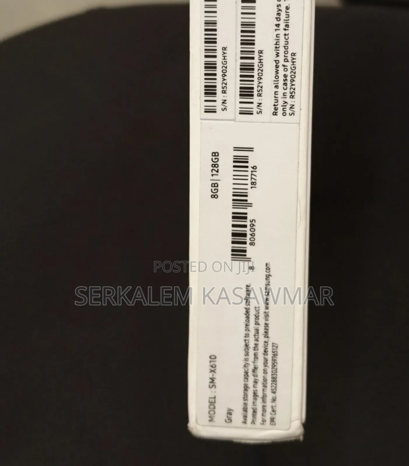 New Samsung Galaxy Tab S9 FE+ 128 GB Gray