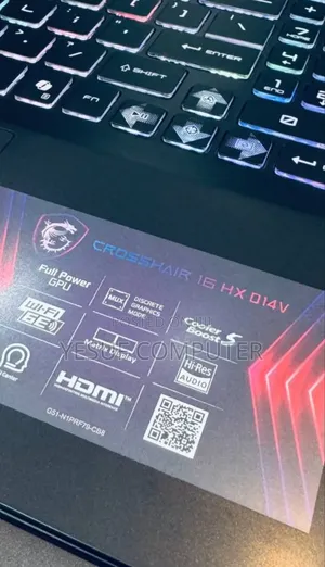 New Laptop MSI Crosshair 15 16GB Intel Core I7 SSD 1T