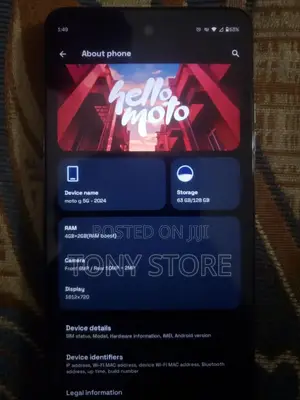 Photo - Motorola Moto G 5G 128 GB Gray