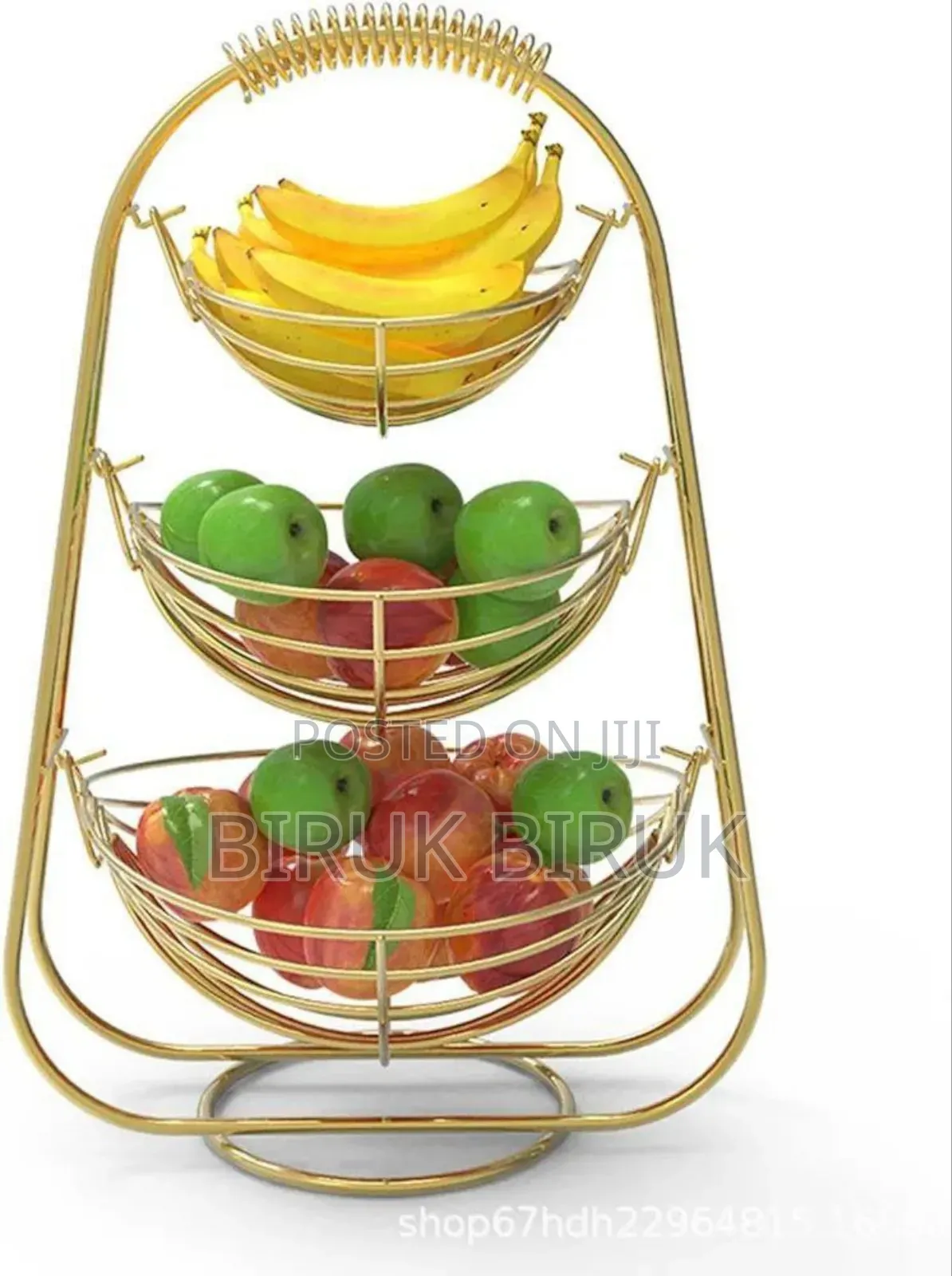 3 Layer Stainless Steel Fruit Basket