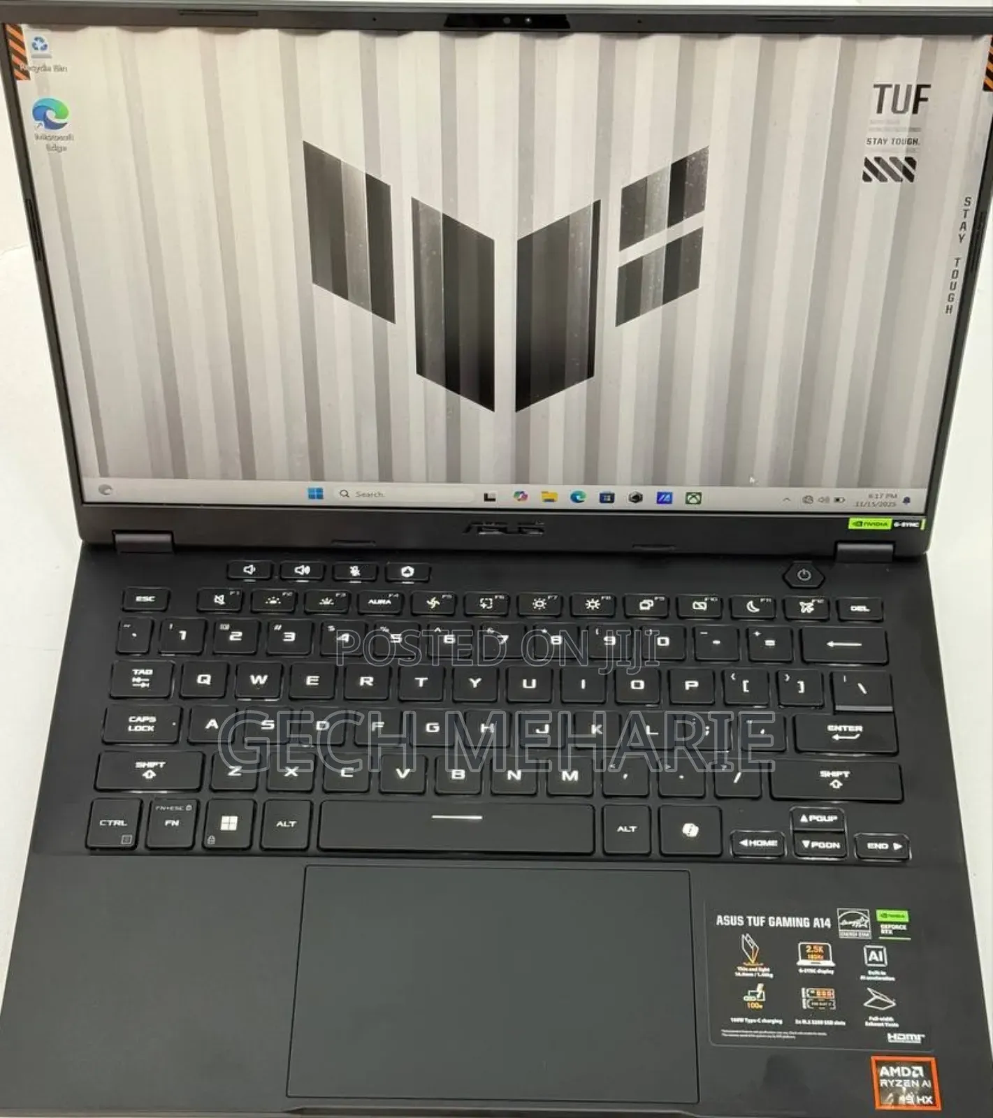 New Laptop Asus TUF Gaming A15 16GB AMD Ryzen 9 SSD 1T