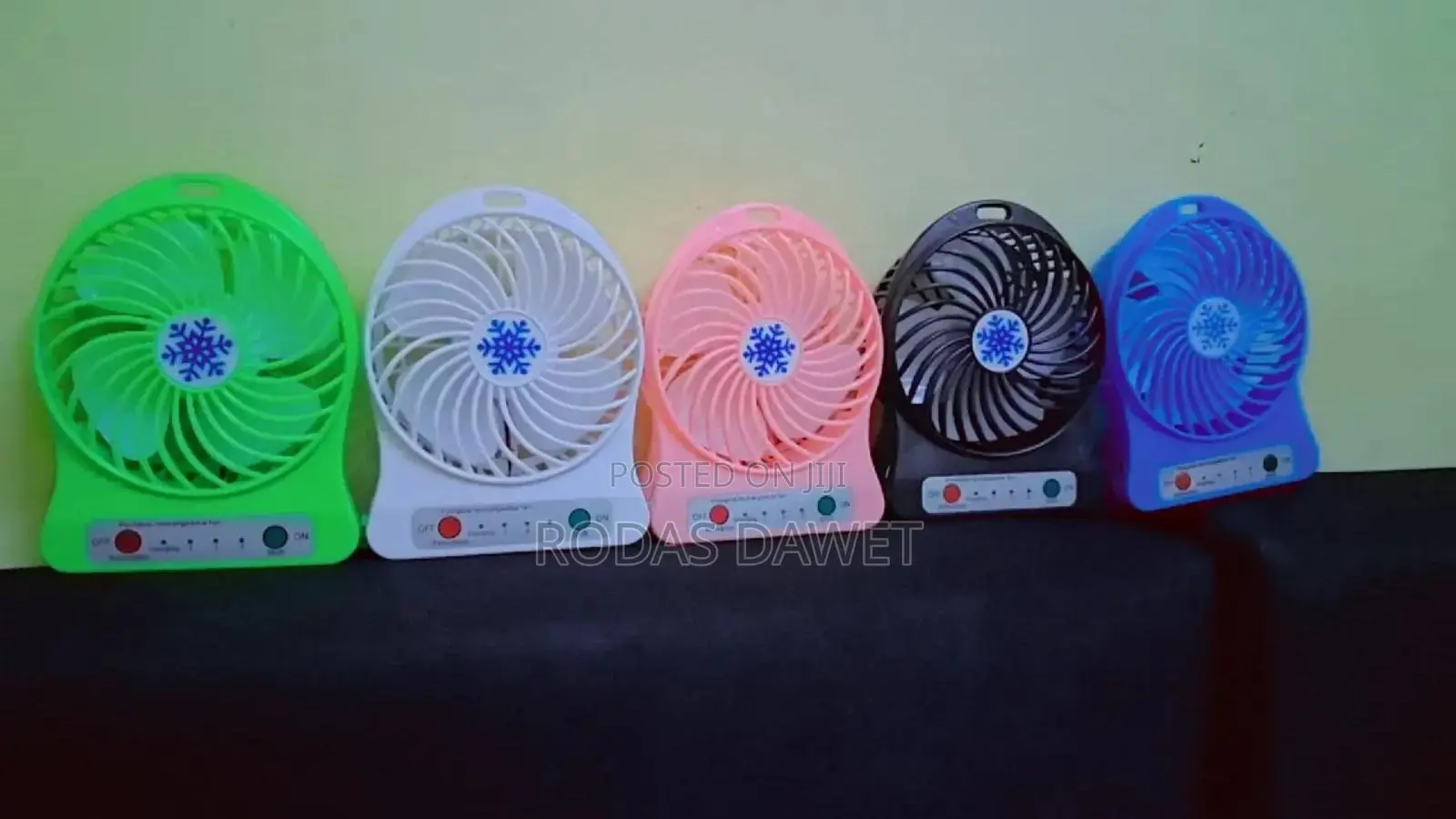 Mini Fan Rechargable Portable