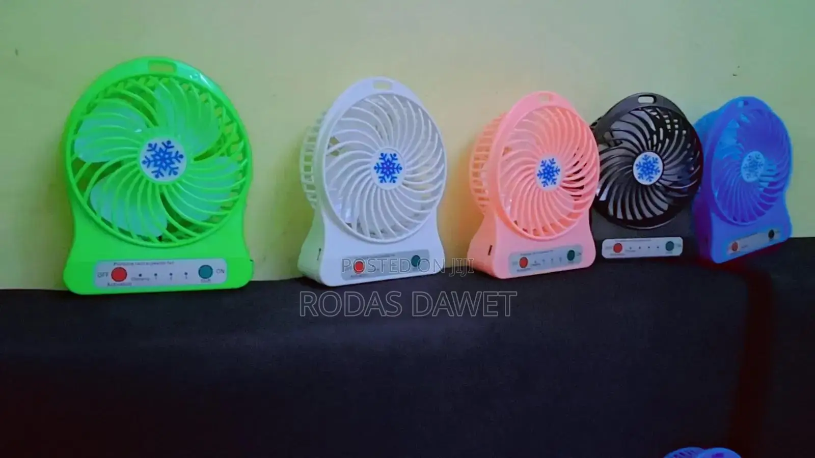 Mini Fan Rechargable Portable