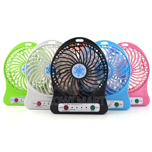Portable Mini Fan – Multifunctional Rechargeable Fan for Office