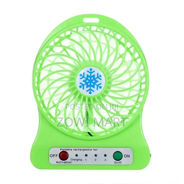 Portable Mini Fan – Multifunctional Rechargeable Fan for Office